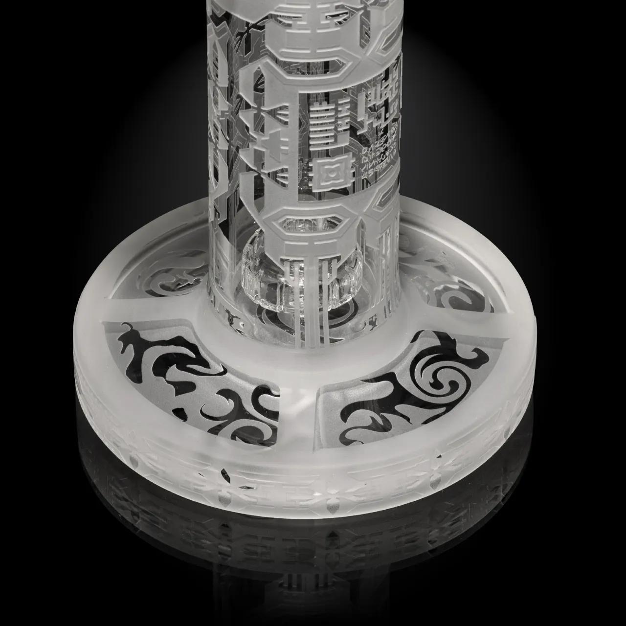 MILKY WAY GLASS: DARK MATTERT GENERATOR 11" DAB RIG- CLEAR (MK-1314) - Image 7