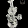 MATT D GLASS: CLEAR DUAL UPTAKE FLOATER RECYCLER #7 - Image 4