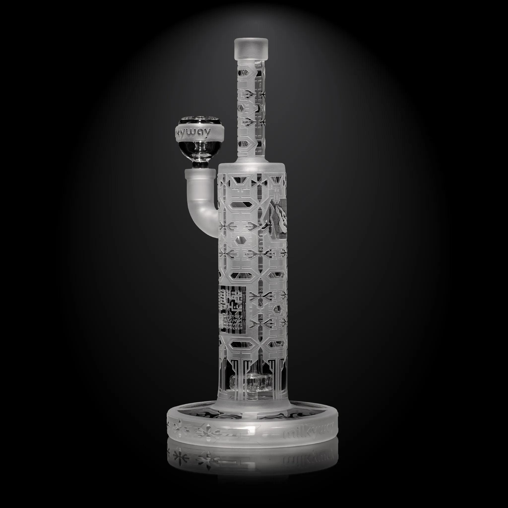 MILKY WAY GLASS: DARK MATTERT GENERATOR 11" DAB RIG- CLEAR (MK-1314)