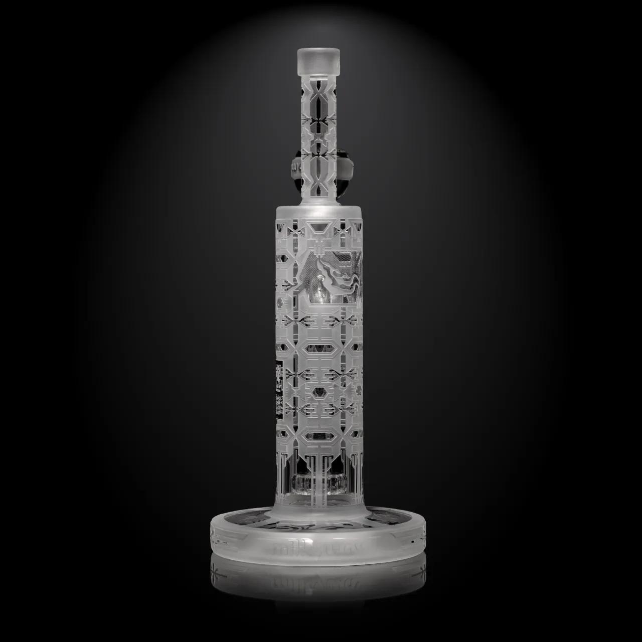 MILKY WAY GLASS: DARK MATTERT GENERATOR 11" DAB RIG- CLEAR (MK-1314) - Image 5