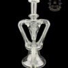 MATT D GLASS: CLEAR DUAL UPTAKE FLOATER RECYCLER #5 - Image 3