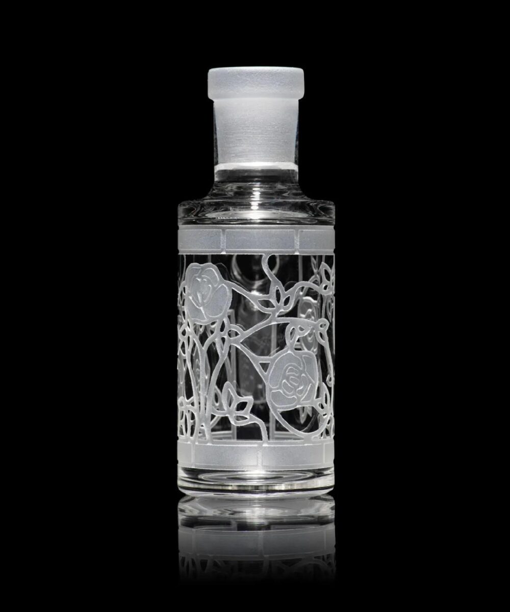 MILKY WAY GLASS: CLEAR 45 DEGREE DRY ASH CATCHER (4 INCHES)