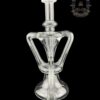 MATT D GLASS: CLEAR DUAL UPTAKE FLOATER RECYCLER #8 - Image 3