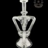MATT D GLASS: CLEAR DUAL UPTAKE FLOATER RECYCLER #9 - Image 3