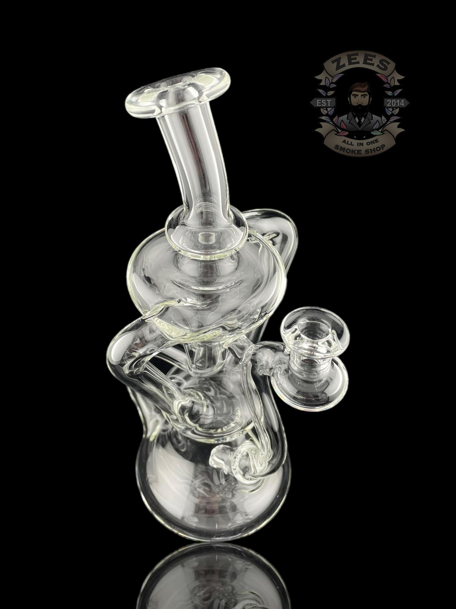 MATT D GLASS: CLEAR DUAL UPTAKE FLOATER RECYCLER #2 - Image 4
