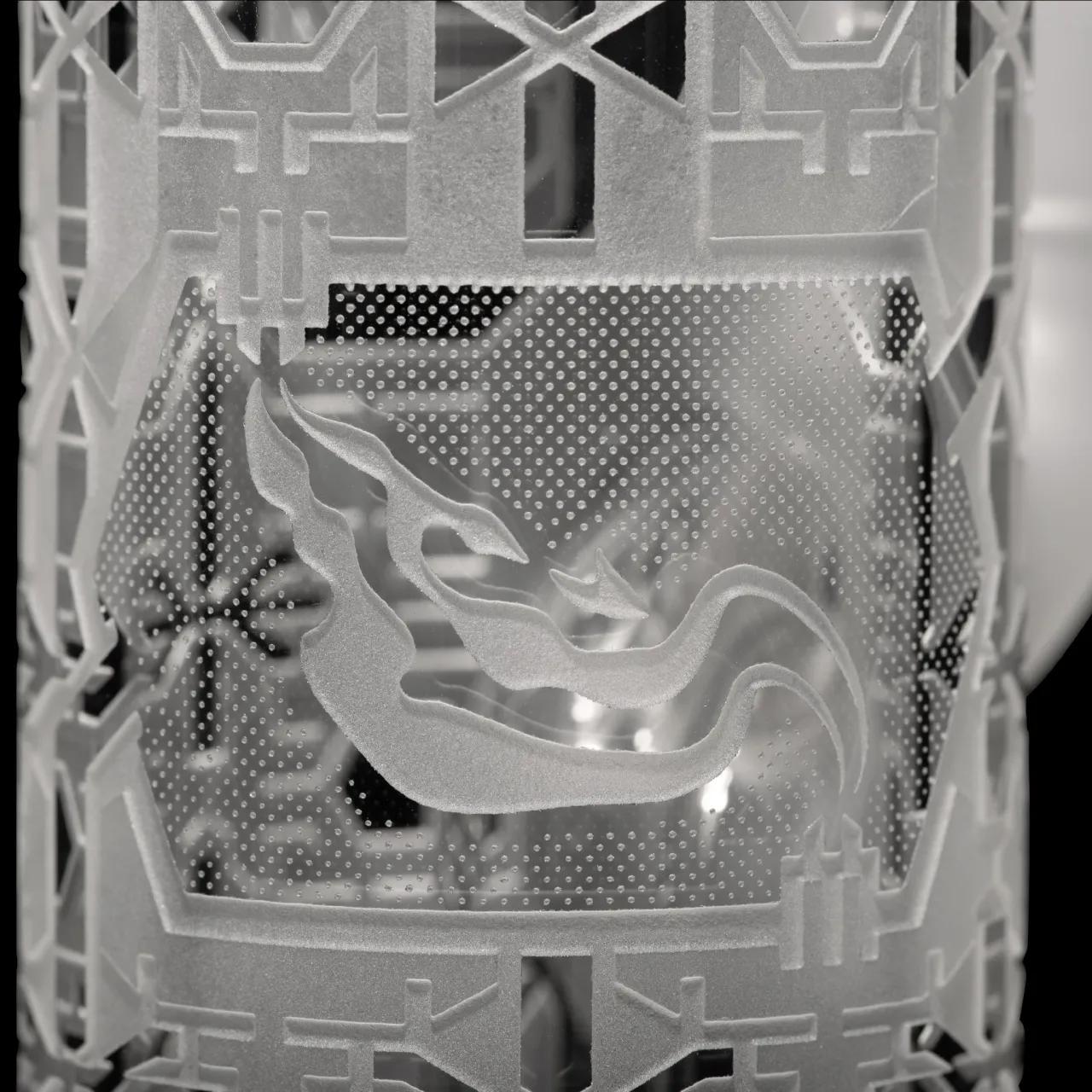 MILKY WAY GLASS: DARK MATTERT GENERATOR 11" DAB RIG- CLEAR (MK-1314) - Image 3