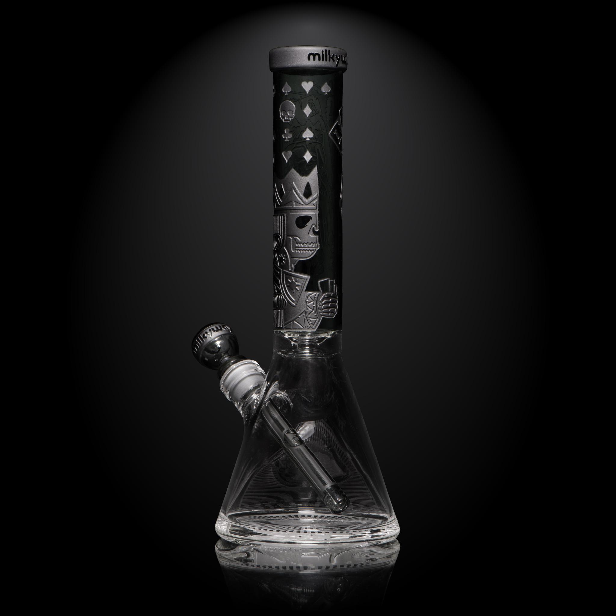 MILKY WAY GLASS: SKULL EMPEROR (SMOKE) (MK-1104) - Image 4