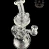 MATT D GLASS: CLEAR DUAL UPTAKE FLOATER RECYCLER #6 - Image 4