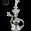 MATT D GLASS: CLEAR DUAL UPTAKE FLOATER RECYCLER #5 - Image 2