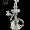 MATT D GLASS: CLEAR DUAL UPTAKE FLOATER RECYCLER #11 - Image 2