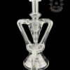 MATT D GLASS: CLEAR DUAL UPTAKE FLOATER RECYCLER #4 - Image 3