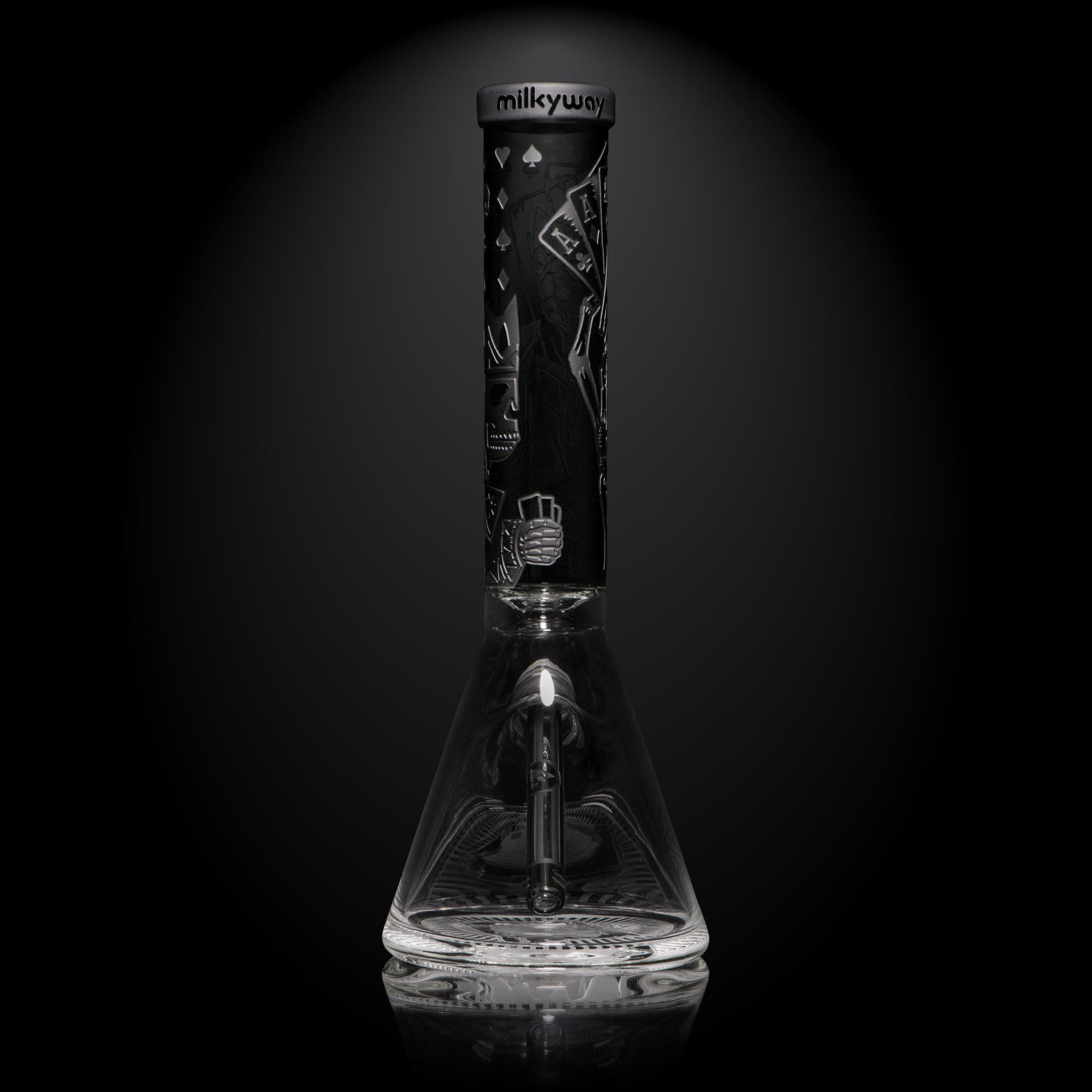 MILKY WAY GLASS: SKULL EMPEROR (SMOKE) (MK-1104) - Image 5
