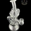 MATT D GLASS: CLEAR DUAL UPTAKE FLOATER RECYCLER #8 - Image 4