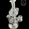 MATT D GLASS: CLEAR DUAL UPTAKE FLOATER RECYCLER #10 - Image 4