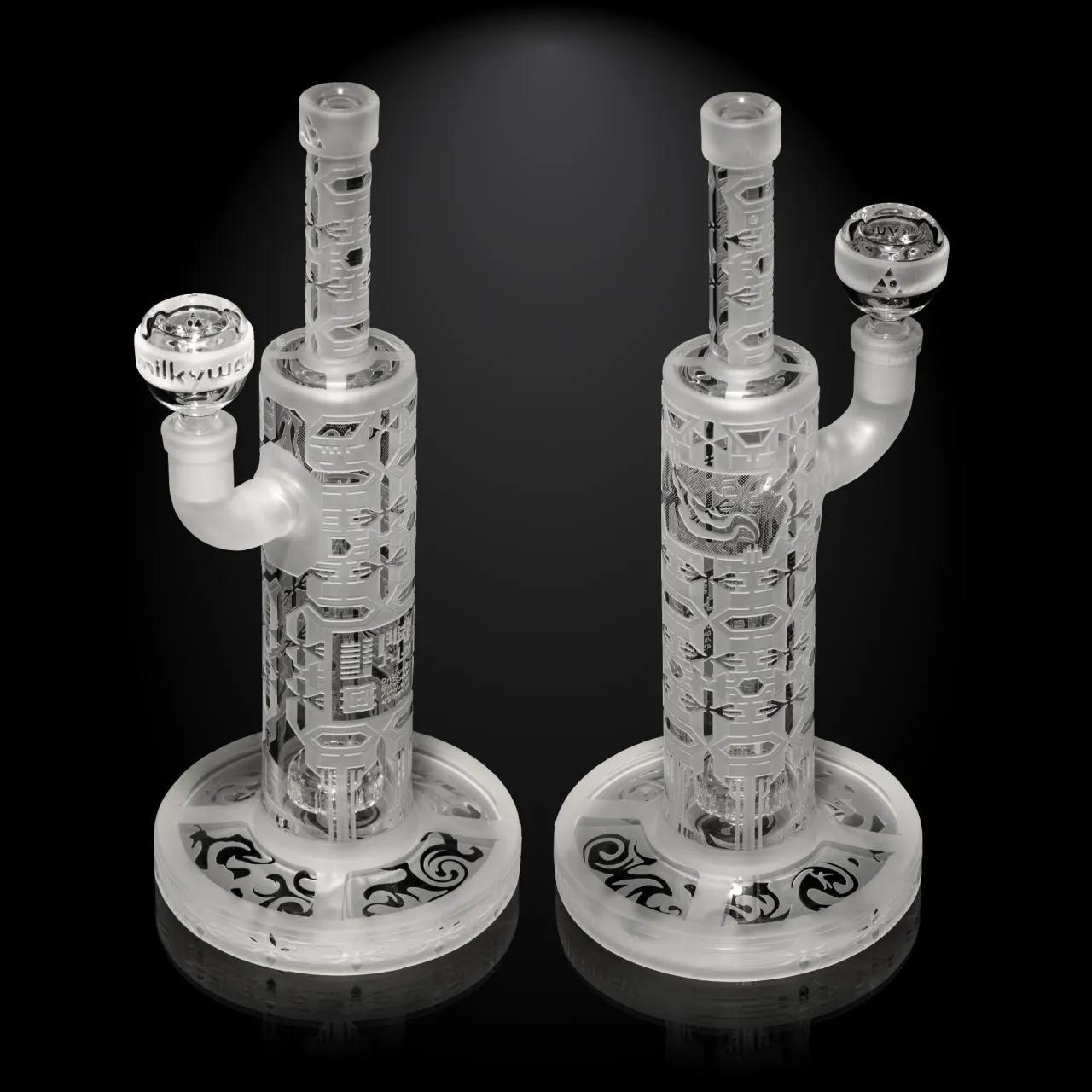 MILKY WAY GLASS: DARK MATTERT GENERATOR 11" DAB RIG- CLEAR (MK-1314) - Image 6