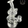MATT D GLASS: CLEAR DUAL UPTAKE FLOATER RECYCLER #9 - Image 4