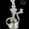 MATT D GLASS: CLEAR DUAL UPTAKE FLOATER RECYCLER #4 - Image 2