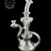 MATT D GLASS: CLEAR DUAL UPTAKE FLOATER RECYCLER #8 - Image 2
