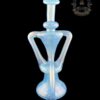 MATT D GLASS: MARINA x ICEY WHITE SATIN DUAL UPTAKE FLOATER RECYCLER - Image 3