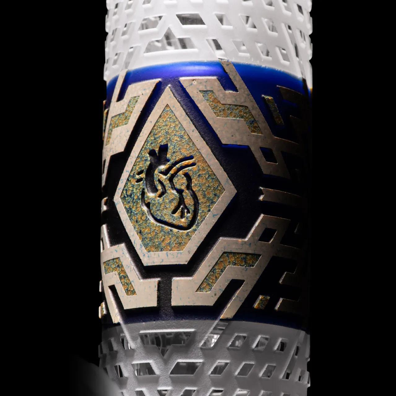 MILKY WAY GLASS: CRYSTALIZED STRAIGHT TUBE (MK-1070) - Image 2