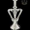 MATT D GLASS: CLEAR DUAL UPTAKE FLOATER RECYCLER #6 - Image 3