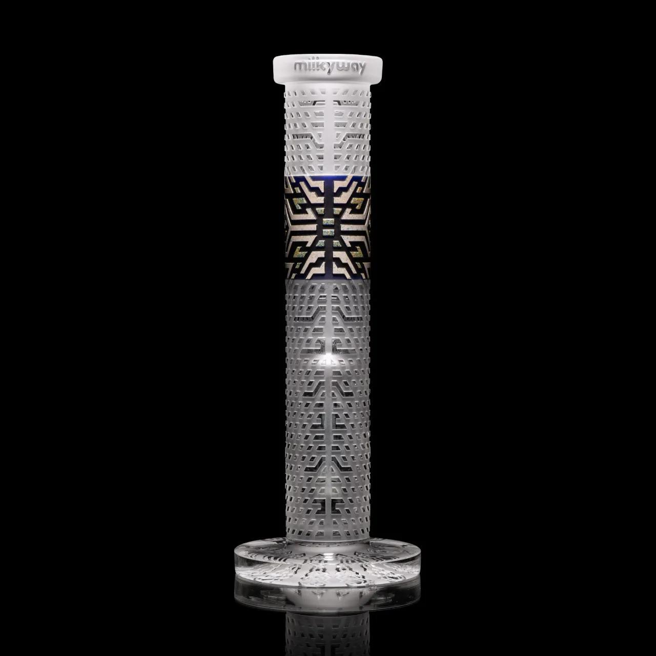 MILKY WAY GLASS: CRYSTALIZED STRAIGHT TUBE (MK-1070) - Image 6