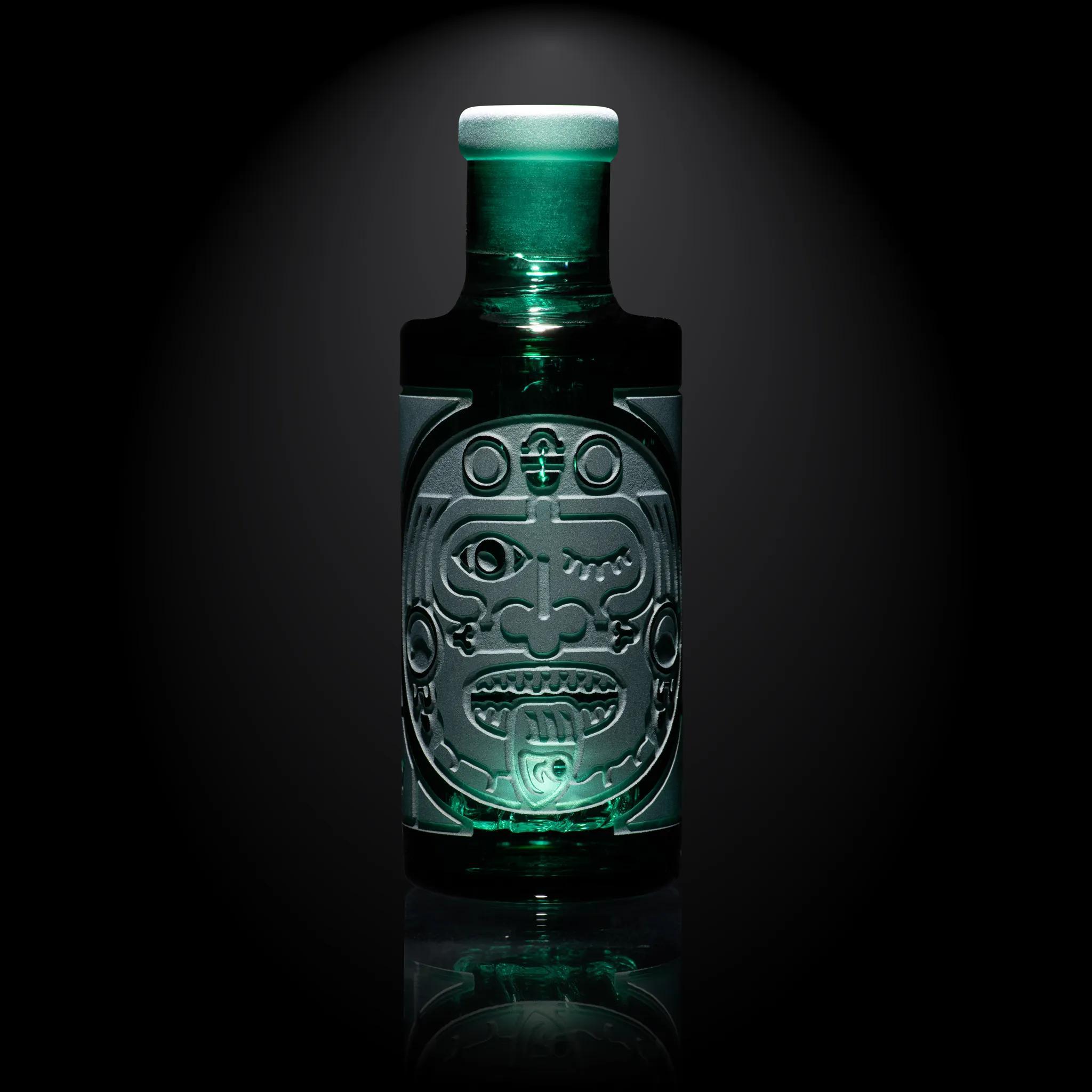 MILKY WAY GLASS: TEAL 45 DEGREE WET ASH CATCHER