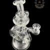 MATT D GLASS: CLEAR DUAL UPTAKE FLOATER RECYCLER #4 - Image 4