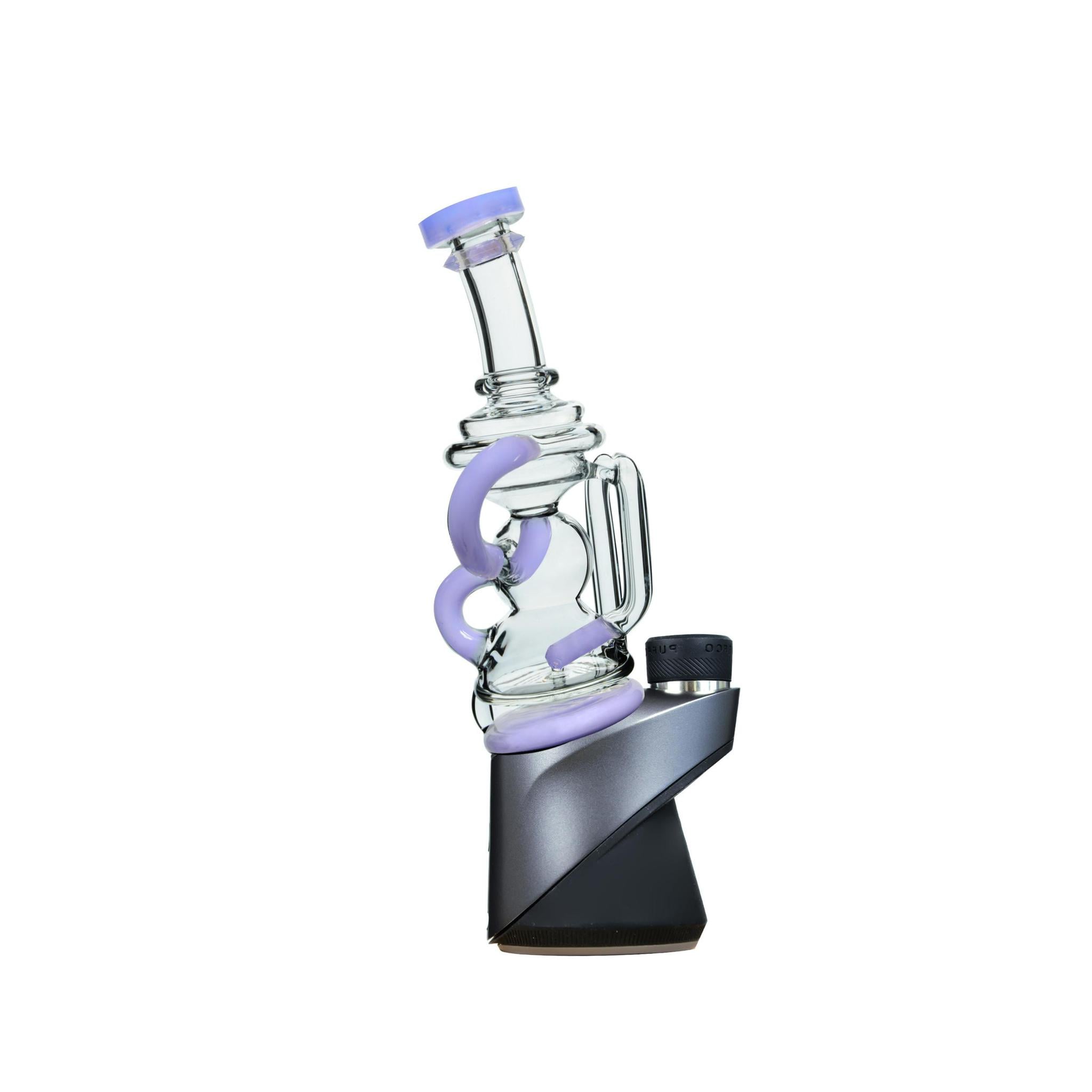 IRIDESCENT GLASS: MINI RECYCLER PUFFCO PEAK ATTACHMENT