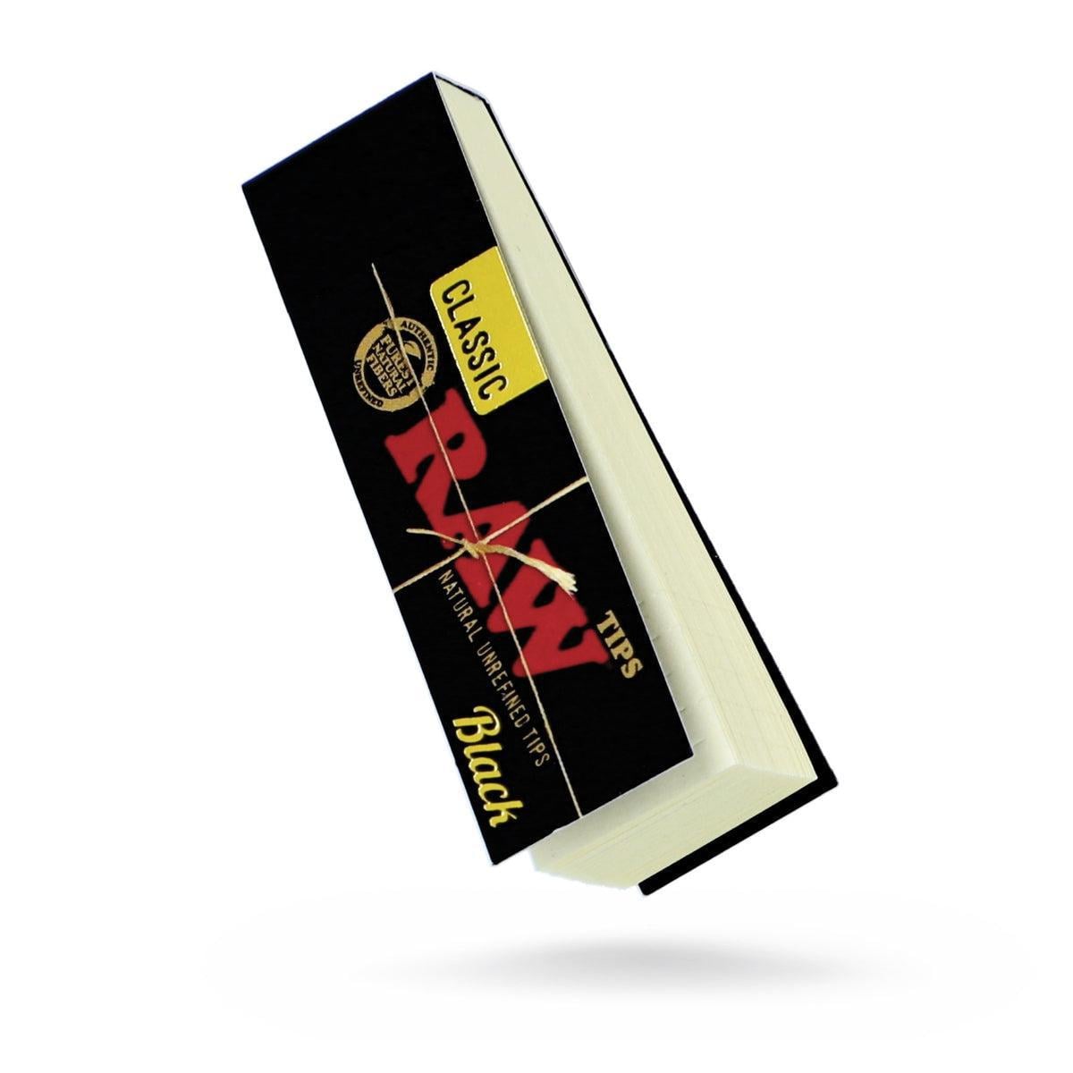 RAW: TIPS 1 PACK BLACK (50 TIPS)