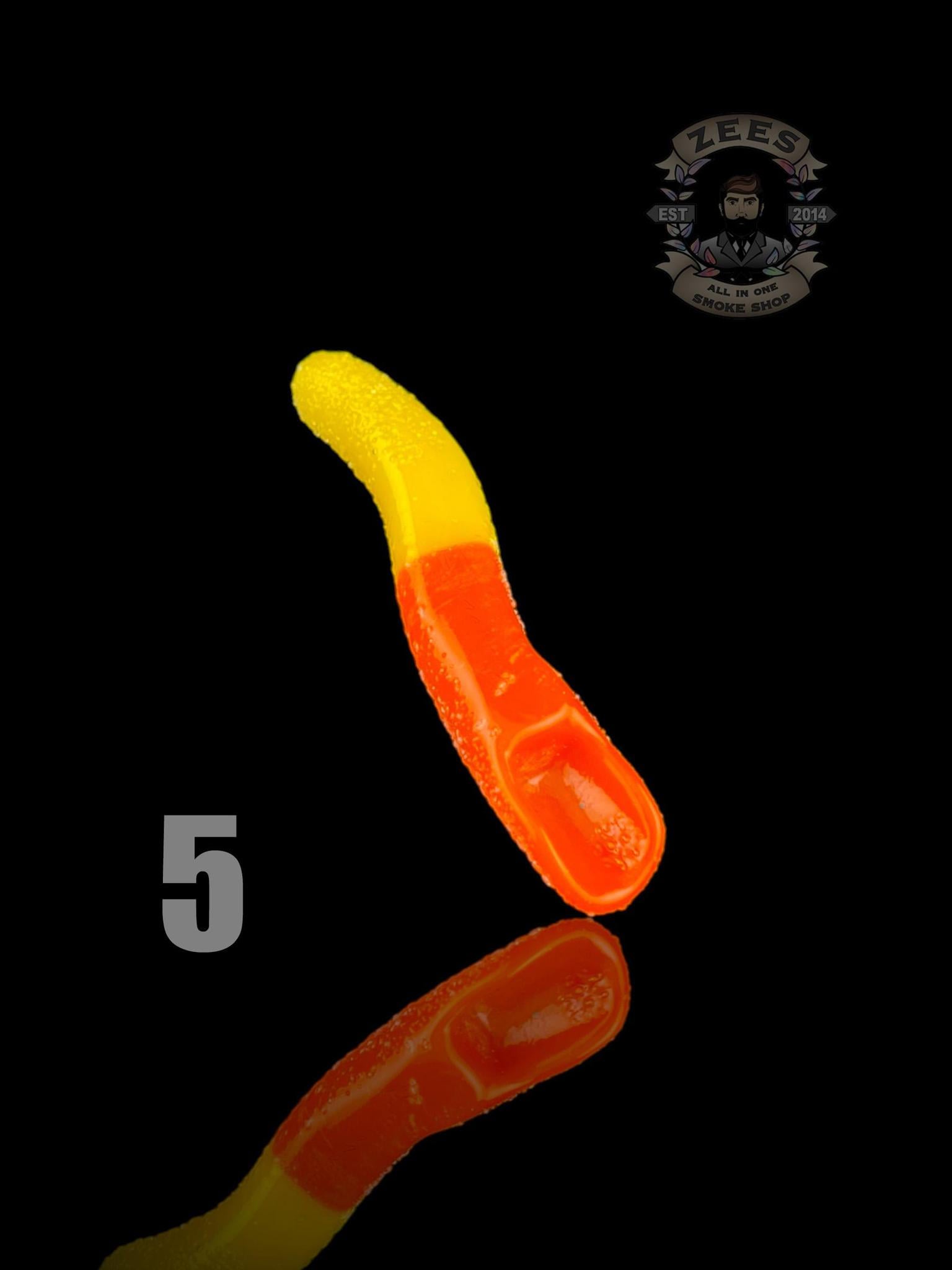 EMPERIAL GLASS: 3" GUMMY WORM DABBER - Zee Vapor