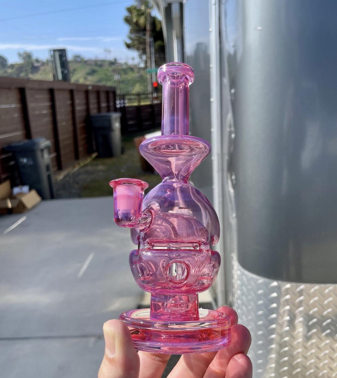 MINER GLASS: TELEMEGENTA FAB EGG RIG SMALL SIZE