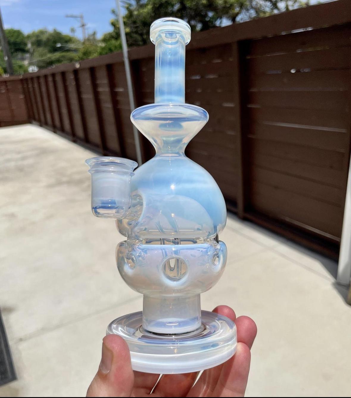 MINER GLASS: GHOST FAB EGG RIG LARGE SIZE