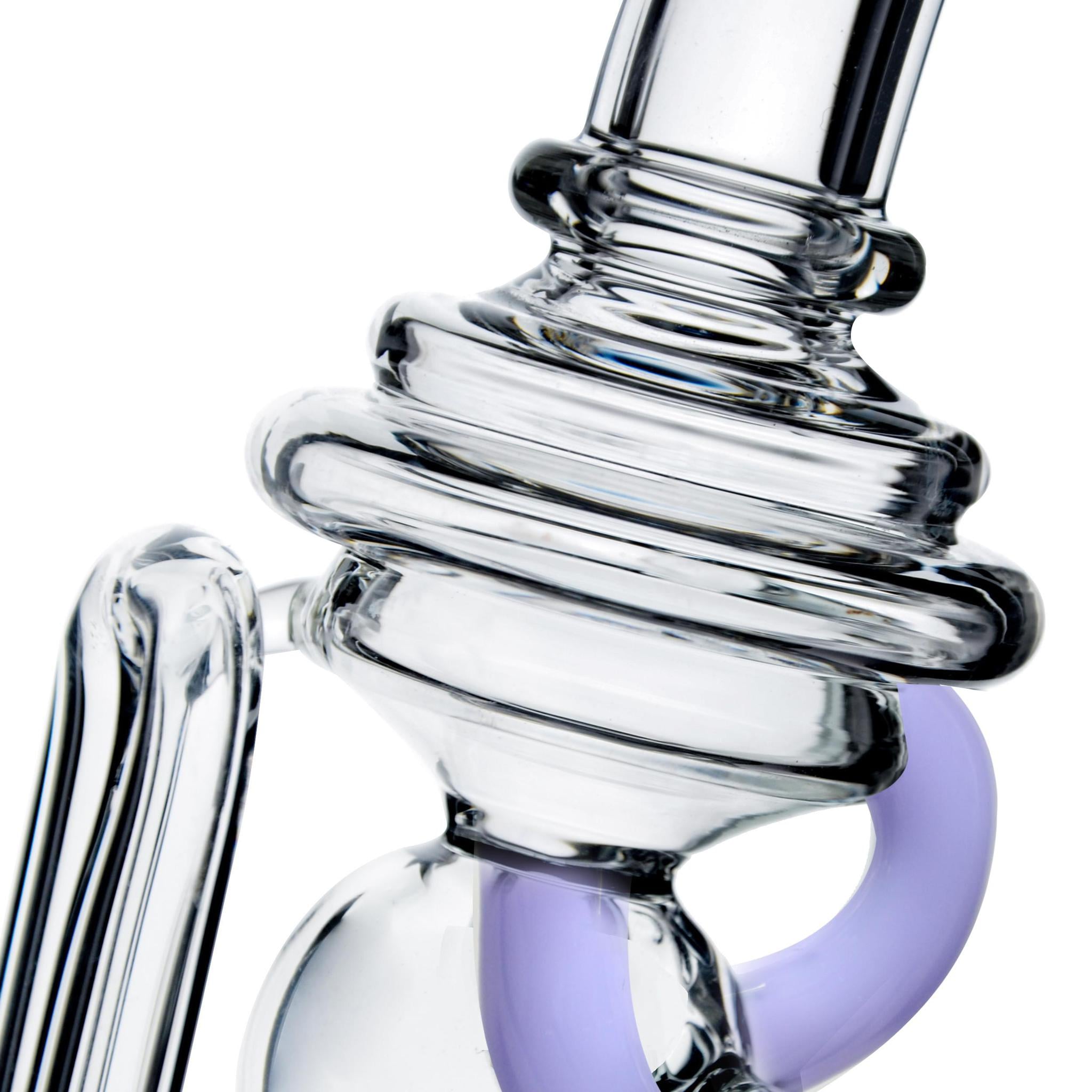 IRIDESCENT GLASS: MINI RECYCLER PUFFCO PEAK ATTACHMENT - Image 4