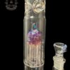 TEXAS TUBES: 18" PURPLE AMBER ENCASED OPAL 9-ARM STEMLINE STRAIGHT TUBE - Image 4