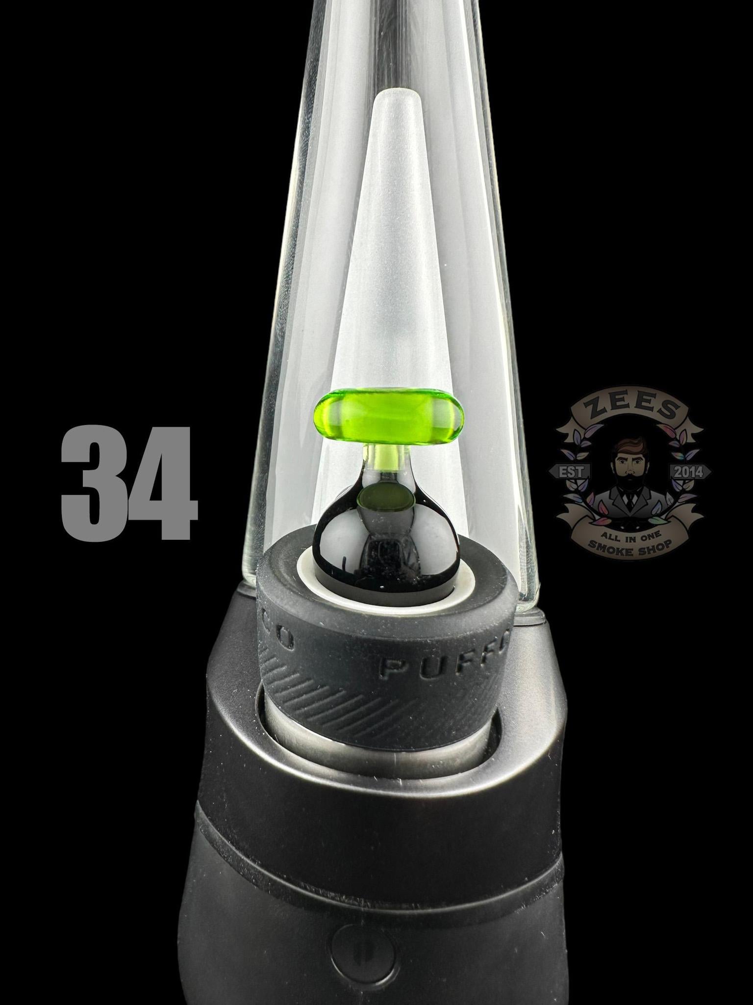 CHEVELLE GLASS: DUAL COLOR PUFFCO PEAK BUBBLE CAP (23-44) - Image 13