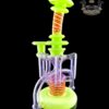 ASIAN KEVIN GLASS 4:2 WORKED UPTAKE RECYCLER #4 MILKY GREEN/GEMINI/LINEWORK - Image 4