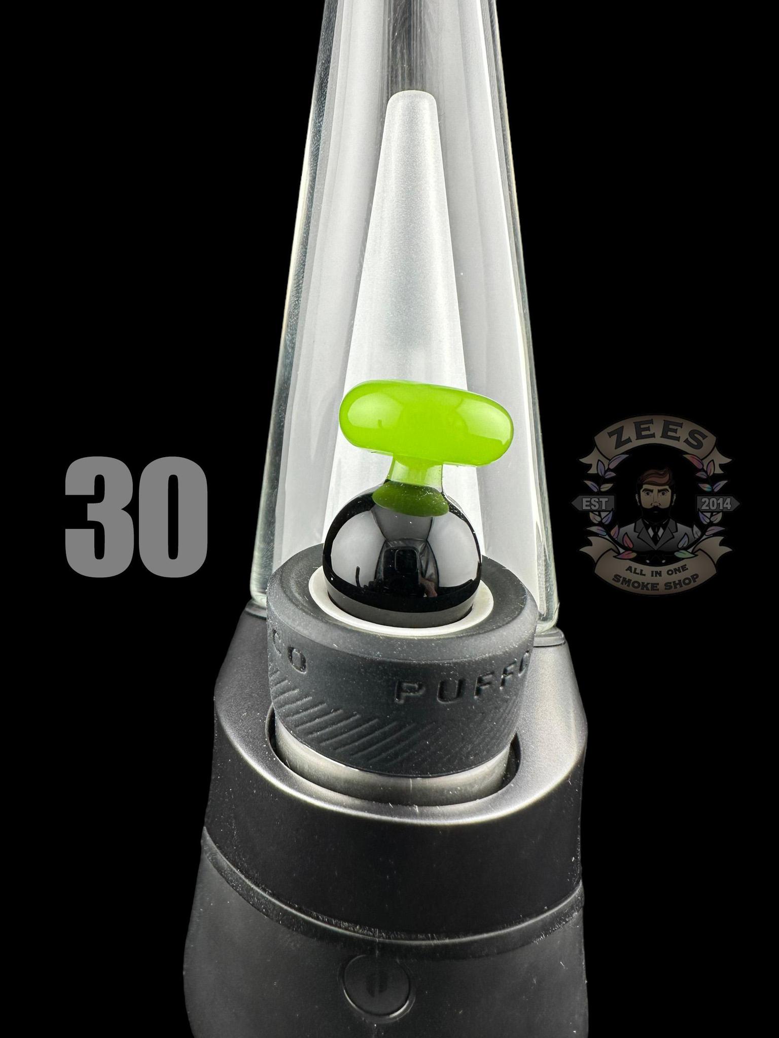 CHEVELLE GLASS: DUAL COLOR PUFFCO PEAK BUBBLE CAP (23-44) - Image 9