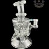ROWDY GLASS: CLEAR DOUBLE ENCASED OPAL GILLCYCLER #8 - Image 2