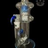 TEXAS TUBES: 15" BLUE SPACE TECH DUAL STEMLINE 8-ARM HOURGLASS TUBE - Image 4