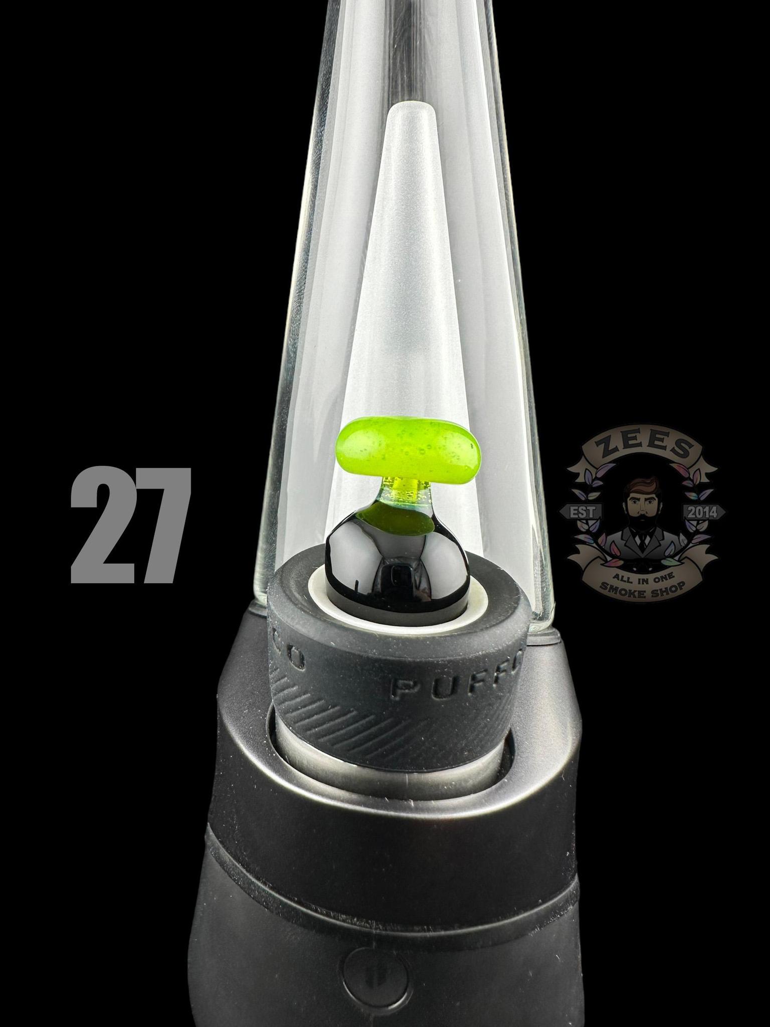 CHEVELLE GLASS: DUAL COLOR PUFFCO PEAK BUBBLE CAP (23-44) - Image 6