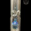 TEXAS TUBES: 18" BLUE SPACE TECH ENCASED OPAL 9-ARM STEMLINE STRAIGHT TUBE - Image 4