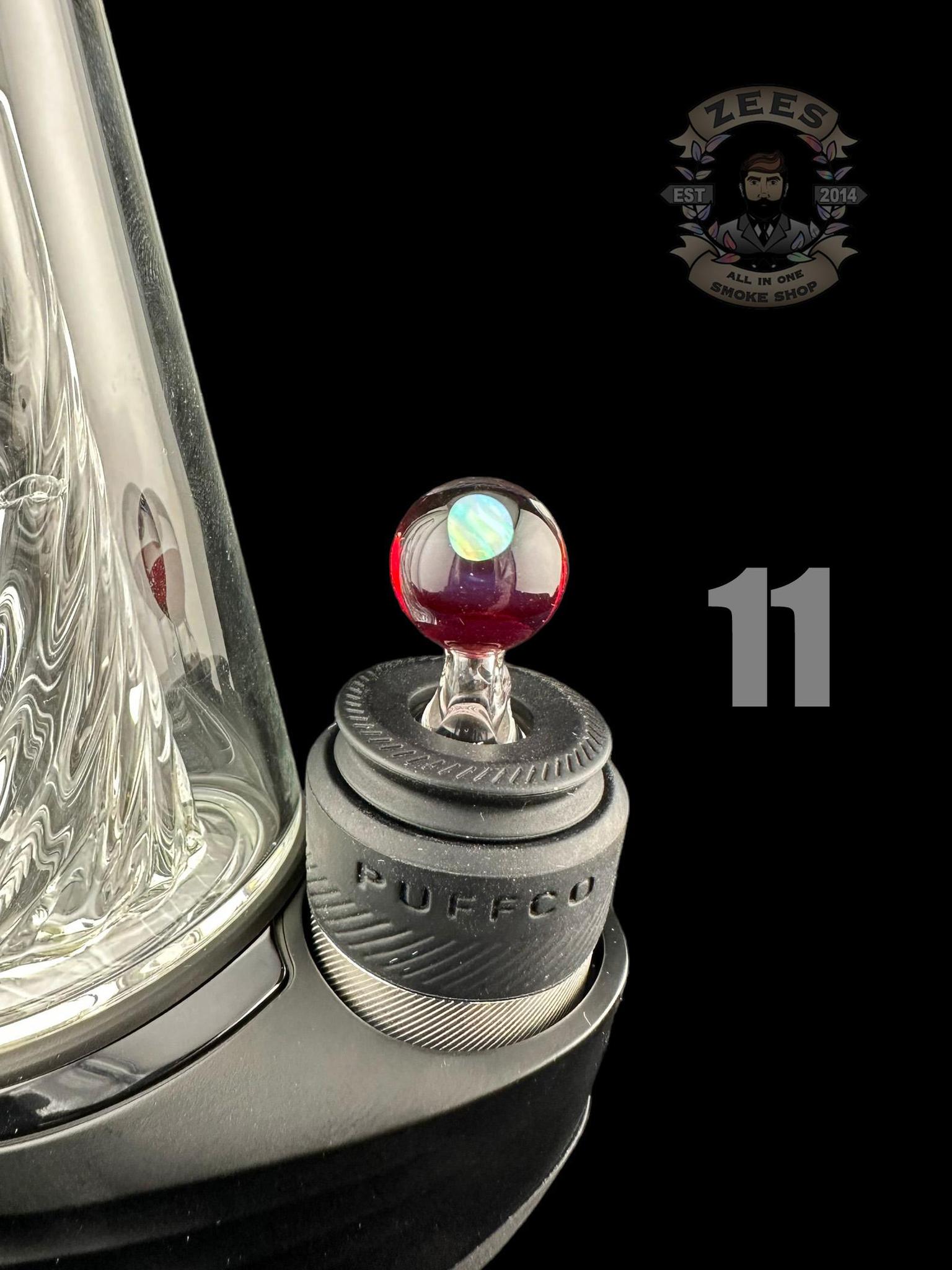 CAPTAIN TOKEZ GLASS: ENCASED OPAL PUFFCO PEAK PRO BALL CAP - Image 13