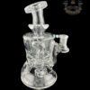 ROWDY GLASS: CLEAR DOUBLE ENCASED OPAL GILLCYCLER #4 - Image 2