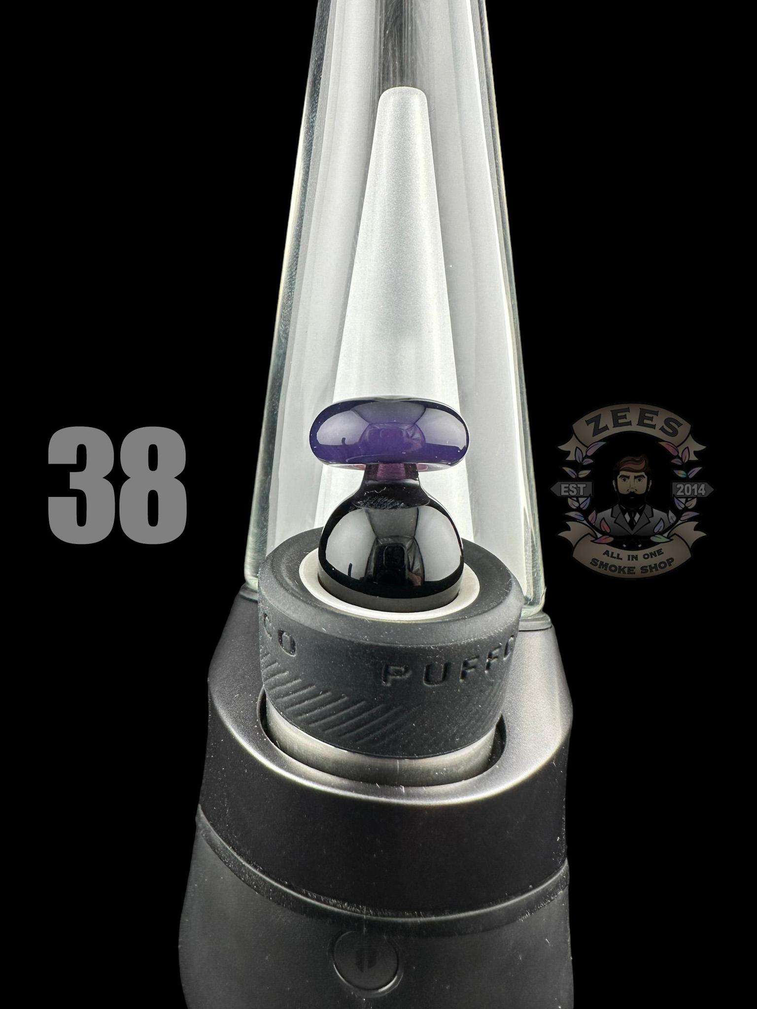 CHEVELLE GLASS: DUAL COLOR PUFFCO PEAK BUBBLE CAP (23-44) - Image 17