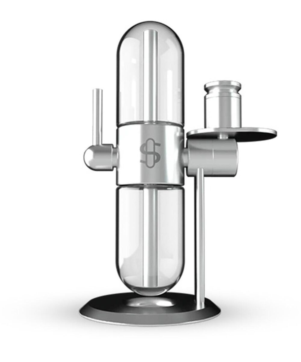 STUNDENGLASS: GRAVITY INFUSER POLISHED SILVER LIMITED EDITION