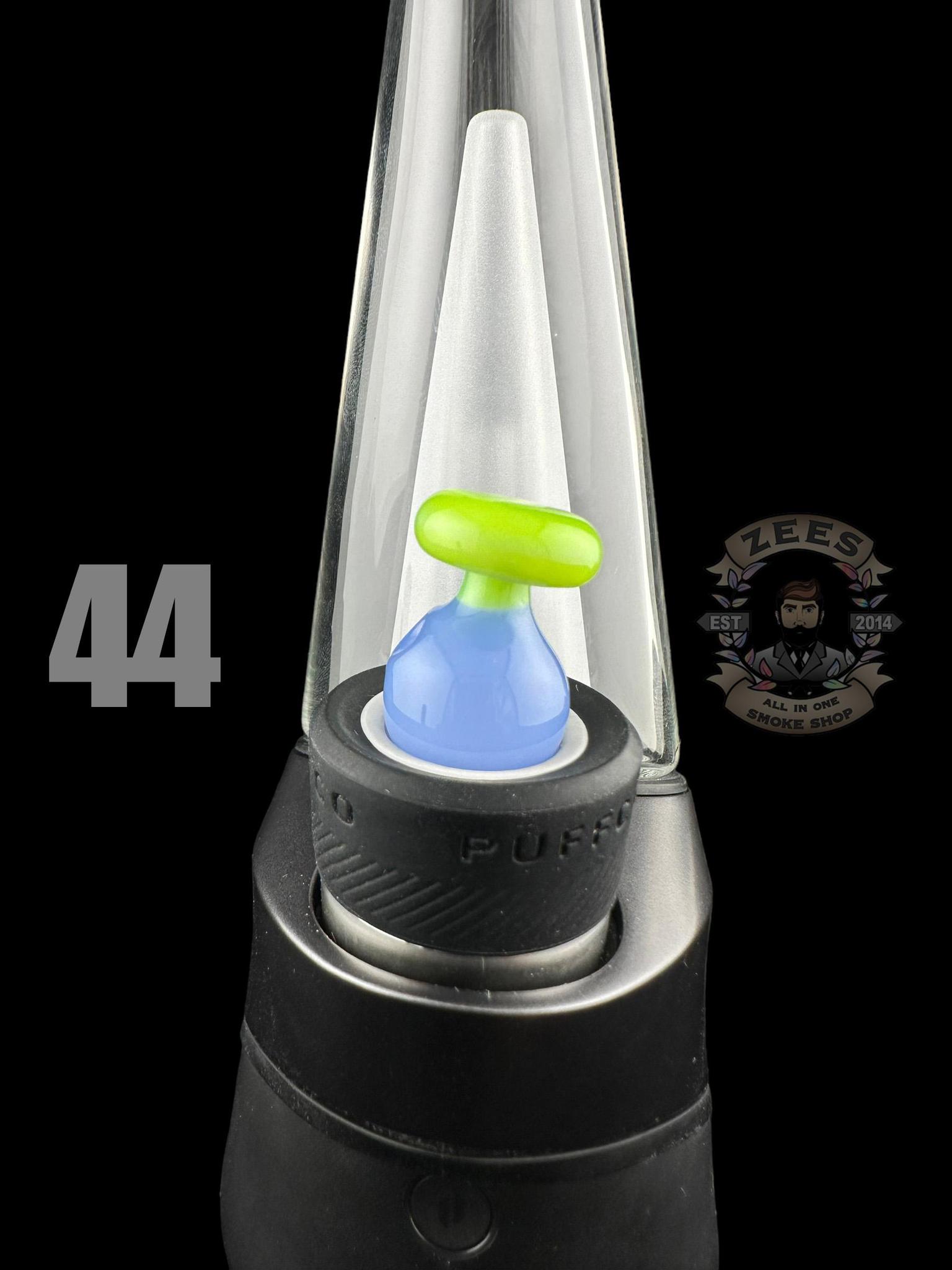 CHEVELLE GLASS: DUAL COLOR PUFFCO PEAK BUBBLE CAP (23-44) - Image 23