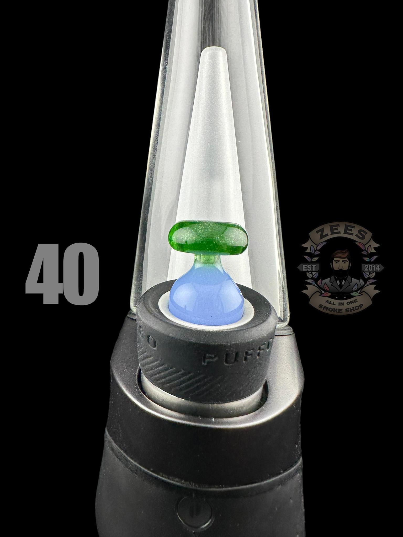 CHEVELLE GLASS: DUAL COLOR PUFFCO PEAK BUBBLE CAP (23-44) - Image 19