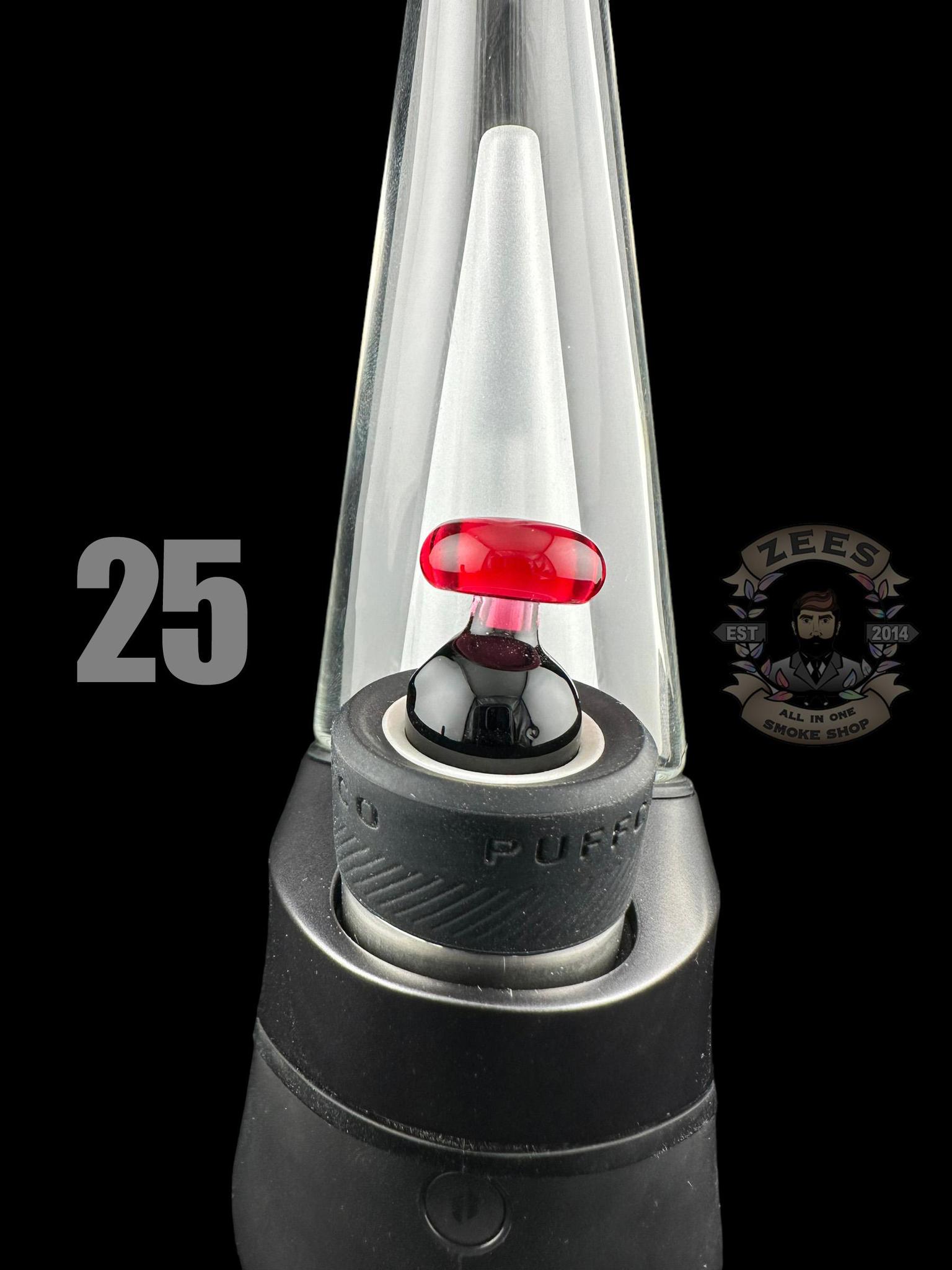 CHEVELLE GLASS: DUAL COLOR PUFFCO PEAK BUBBLE CAP (23-44) - Image 4