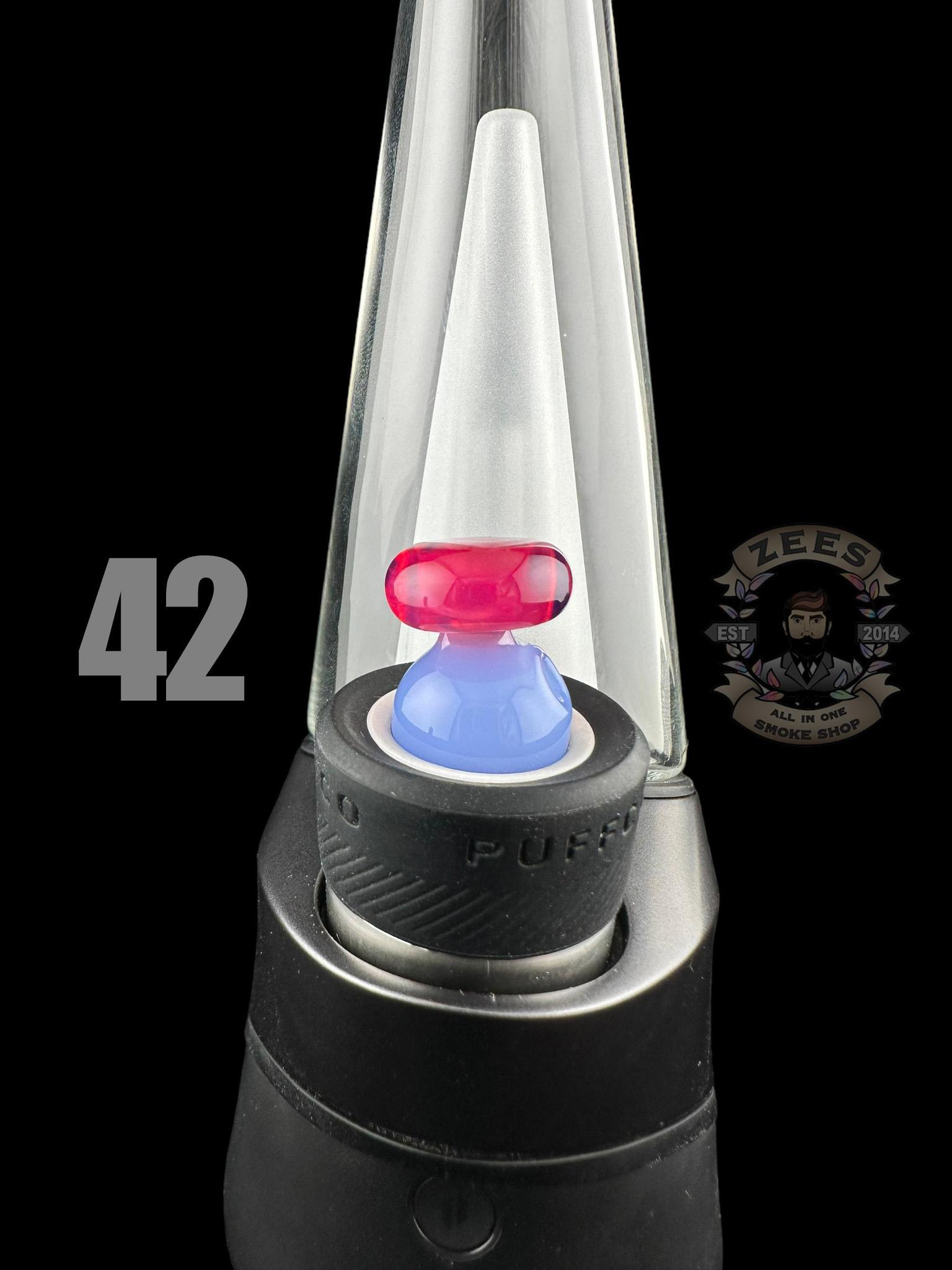 CHEVELLE GLASS: DUAL COLOR PUFFCO PEAK BUBBLE CAP (23-44) - Image 21